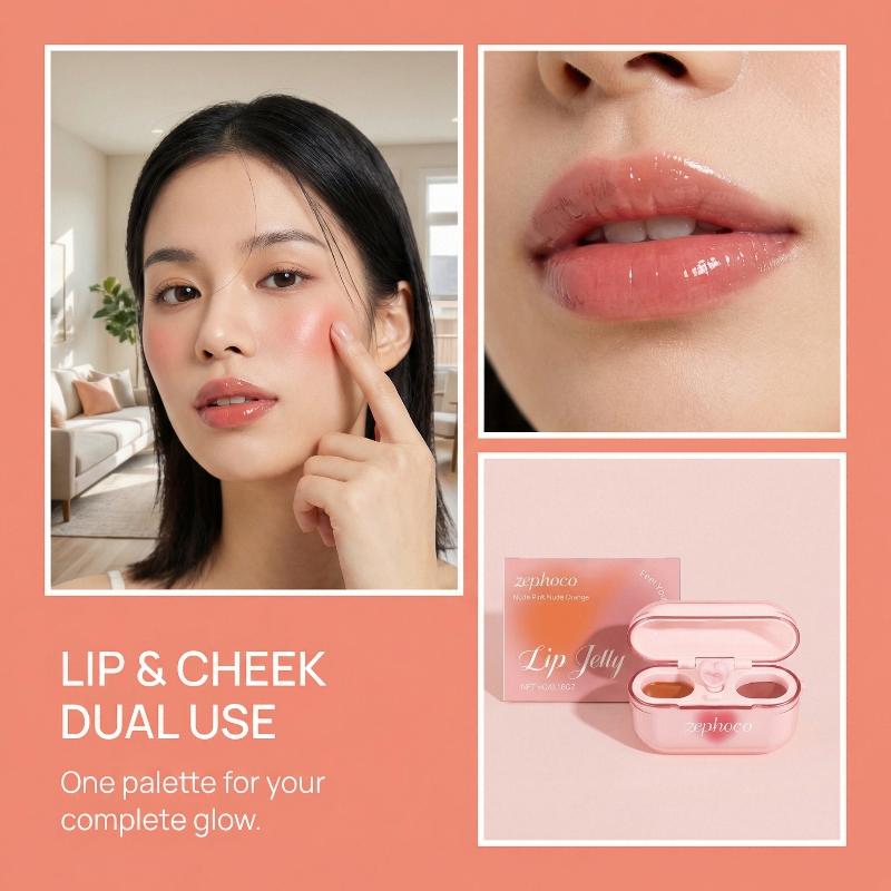 ツートーンジェリーリップグロス　長持ちリップティント　韓国製 - Lip Tint Korean のレビューと価格