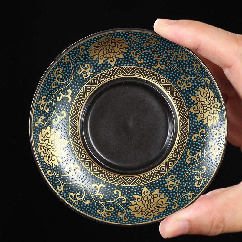 クラシックなチャイニーズティーカップ,ゲイワンブラッククレイ - Korean Tea Set のレビューと価格