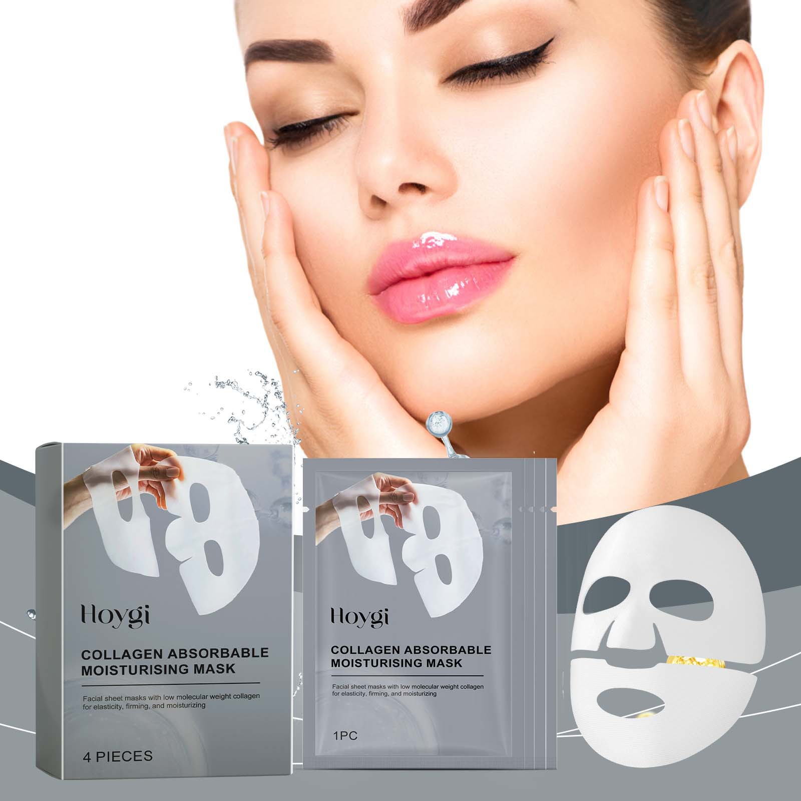コラーゲンパッチフェイシャルマスク 保湿と潤いを与える オイ - Sheet Mask Collagen のレビューと価格
