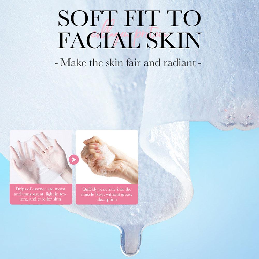 5枚入り コラーゲン サクラ フェイスマスク フェイシャルス - Sheet Mask Collagen のレビューと価格