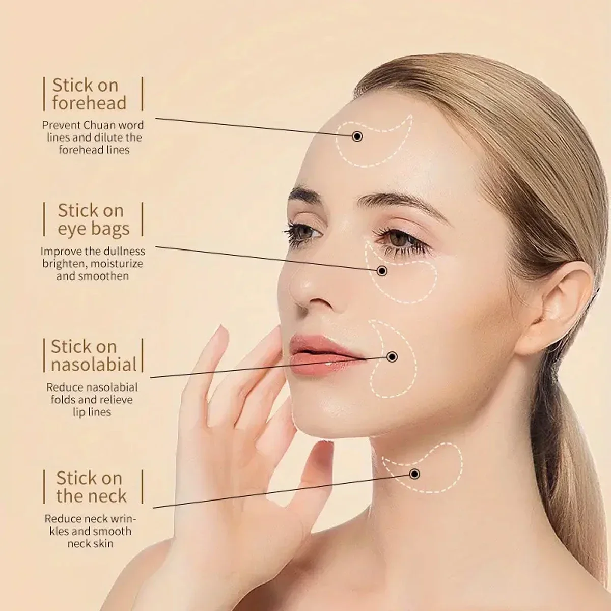 60 個の海藻ヒアルロン酸アイマスクでクマを取り除くコラーゲ - Sheet Mask Collagen のレビューと価格