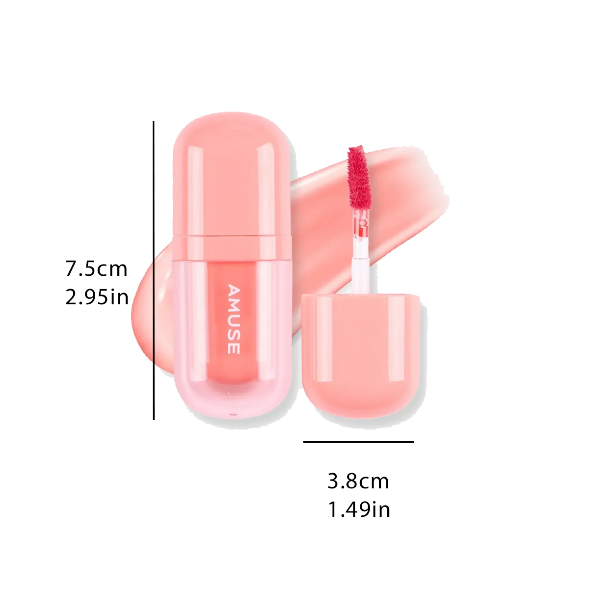 【クリアランスセール】AMUSE BEBE TINT 02  - Lip Tint Korean のレビューと価格