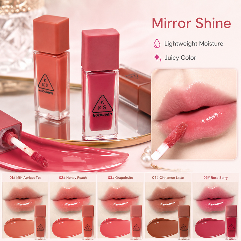 K-ビューティー ジューシーグラスリップグロスティント、5色 - Lip Tint Korean のレビューと価格