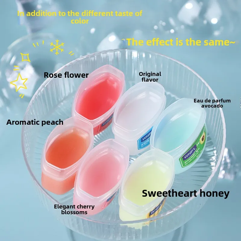 1Pc 天然植物リップクリーム保湿口紅ベースかわいいメイク抗 - Lip Tint Korean のレビューと価格