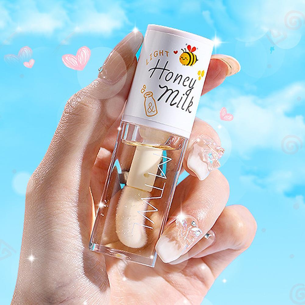 韓国のカワイイハニーピーチリップオイル、長持ち、べたつかない - Lip Tint Korean のレビューと価格