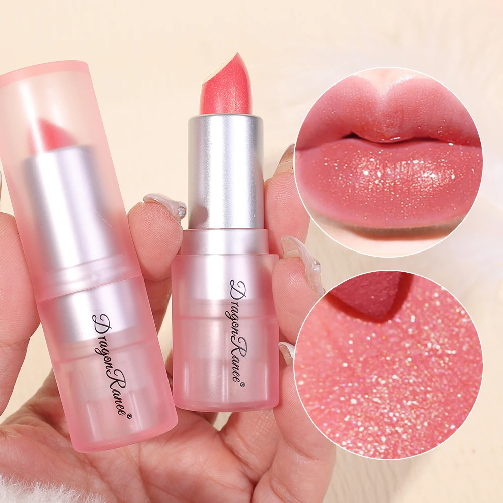 長持ちする光沢のある防水口紅、ヌードリップメイク、保湿リップ - Lip Tint Korean のレビューと価格