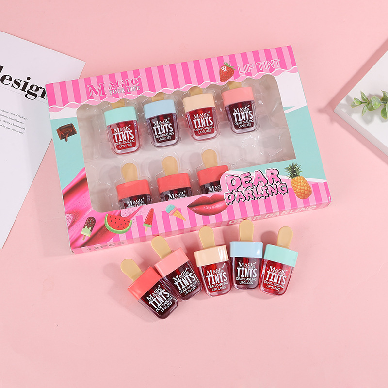 韓国のフルーツリップクリーム,保湿リップクリーム,長持ち,べ - Lip Tint Korean のレビューと価格