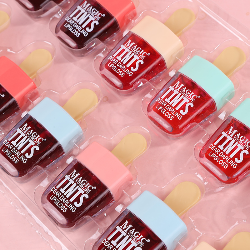 韓国のフルーツリップクリーム,保湿リップクリーム,長持ち,べ - Lip Tint Korean のレビューと価格